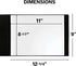 Dunwell 8.5x11 Portfolio Binder, Plastic Presentation Book, 24 Pockets for Letter Size Documents, Acid-Free Poly