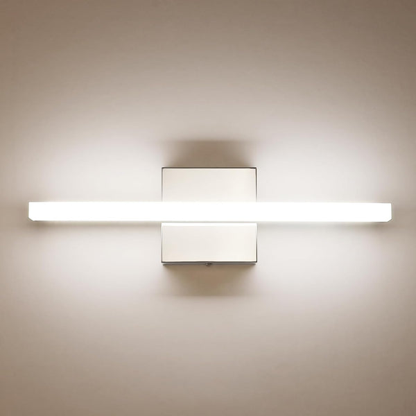 Combuh LED Bathroom Vanity Light Lamp 16Inch 9W IP44 Chrome Over Mirror