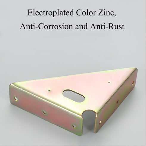 SEIWEI 2 Gusset Pcs Joints, Heavy Duty Trapezi Corner Code, Bracket Corner Brace Bracket Fasteners, Furniture Shelf