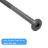 M6 x 110mm Bunk Bed Bolts, Hex Drive Socket Furniture Barrel Screws with Wrench, 12 Pcs (Black)