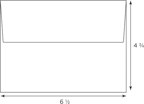 Blake Purely Everyday A6 Gummed White Invitation Envelopes - Pack of 500 (2301-76), 4.75" x 6.5"