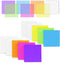 Transparent Sticky Notes 500 Pcs, MIUTME Clear Waterproof Translucent Memo Pad 3 x 3 inch for Office College School