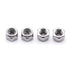 EASTLO 10# 24 304 18-8 50 Pack Nylon Insert Hex Lock Nuts Stainless Locknuts, Hex Drive, Bright Finish, Stainless Steel