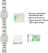 LED Connectors Kit - 10mm 4 Pin 5050 RGB Light Strip Connectors, Includes 6 L Shape and 10 Solderless Connectors