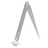 Taper Gap Gauge, TOPINCN Stainless Steel Depth Ruler Hole Inspection Tool for Dimensional Measurement