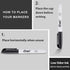 Dry Erase Markers Bulk, 96 Pack Fine Point Tip Black Markers, Low Odor for Whiteboard, Office, Home Use