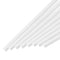 MECCANIXITY 15pcs ABS Square Rod, 2x2x500mm Solid Bar, White Plastic Rods Assortment Kit for DIY Architectural Model