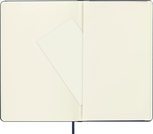 Moleskine Classic Notebook, Hard Cover, Large (5" x 8.25"), Sapphire Blue, 240 Pages Plain/Blank