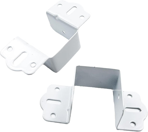 4Pcs 1.57" (40mm) Metal Bed Hinge Bed Support Bracket Bed Corner Furniture Fixed Bed Hardware Accessories Square