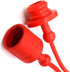1/2 Tractor Hydraulic Coupler Male Dust Cap and Female Plug Cover, Red Cap with Retention Ring