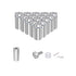 1/2” Dia x 1 1/5” L Standoffs Screws for Acrylic, Silver Sign Wall Mounts Hardware 16 Pack
