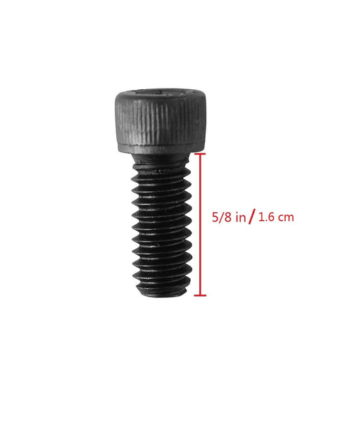 Socket Head Cap Screw - 1/4-20 x 5/8", Alloy Steel, Black Oxide, Hex Socket Coarse Thread (Quantity: 20)