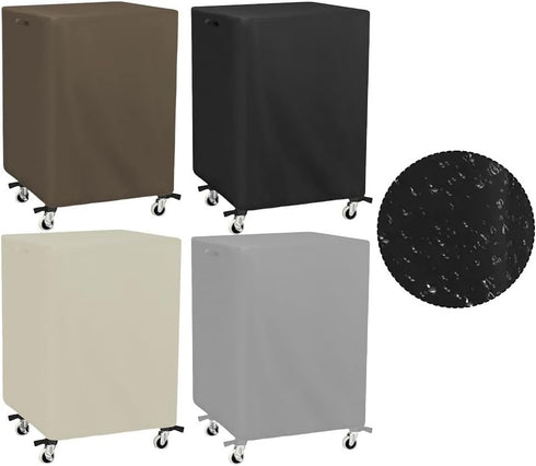 CNANRNANC 420D 72x46x102cm(Coffee) for MEDIA Cart Cover Oxford Waterproof Dustproof AV Equipment Protective Cover