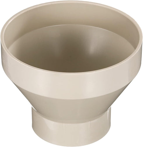 PATIKIL 6" to 3.5" Duct Reducer Connector, Fire-Resistant Heating Cooling Ventilation Tube Adapter Pipe Fitting