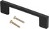 Zopsc 126mm Zinc Alloy Door Handle Pull for Cabinet Door, Wardrobe Furniture, Black