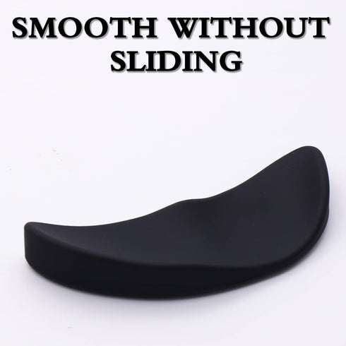Ergonomic Mouse Wrist Rest Support (Black), Sliding Pad for Office Work, Gaming, Coding, Relief Sliding Gliding