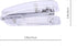 Tofficu 1pc Silver Stapler Plastic Desktop Stapler Novelty Stapler One Touch Stapler Heavy Duty Staplers Paper Stapler Cut Stapler Manual Stapler Big Stapler Stationery Alloy Office Mini by Tofficu