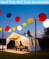 10FT 2 String Light Pole Stand, Outdoor String Lights Hanging, Use for Backyard, Garden, Patio, Party, Festival