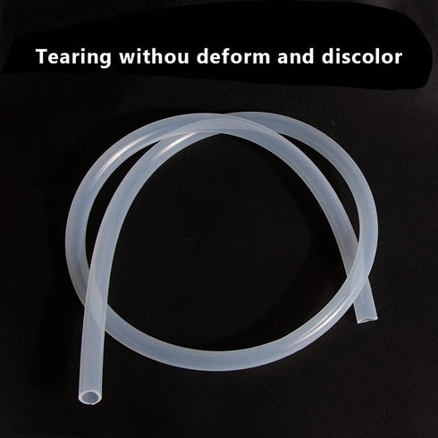 5/16" 1/2" 26.25ft Feelers ID x OD Silicone Tubing Food Grade Pure Silicon Tube High Temp Home Brewing Winemaking