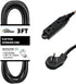 3FT Extension Cord with Multiple Outlets Flat Plug, 16 Gauge Heavy Duty Cable for Kitchen Home Appliance