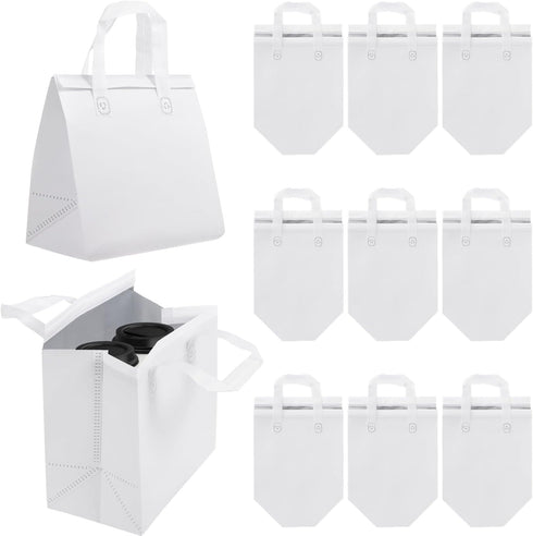 50 9.5"x6"x9.5" Commercial OMISTAR PCS Insulated Take Away Bags, Thermal Containers - Grade Hot/Cold Pouches