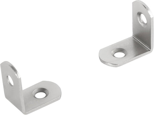 SDTWZW 1" 90 Pack 16, L Bracket Corner Brace Degree Right Angle Metal Support Fastener for Wood Shelves Furniture Desk