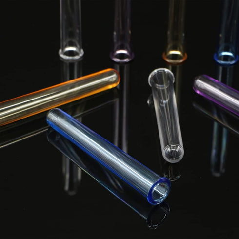 9Pcs Clear Test Tubes for Plant Propagation Station, Hydroponic/Flowers for Home Office Decoration