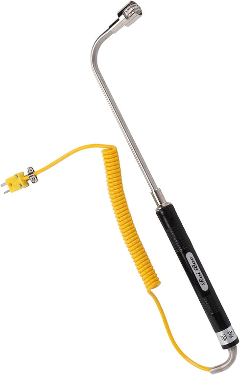 K Type Thermocouple, Temperature Probe Thermocouple Heat Resistant Steel with Insulated Handle