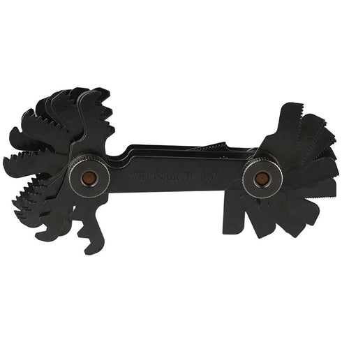 Screw Thread Pitch Cutting Gauge Tool, Stainless Steel Metric Screw Pitch Gauge, 55 Degree & 60 Degree Measuring Tool