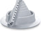 1 Pack Flexible Roofing Pipe Flashing Boot, Round Base EPDM Roof Vent Boot for OD Pipe Size 3/4" - 2-3/4"