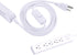TRLIFE T5 T8 6FT T5 T8 (4 Pack) Power Cord, Long LED Light Cord with On/Off Switch, LED Wire Connector Power Cord