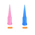 MECCANIXITY Dispenser Needle Tip Blue 22ga x 1.26" & Pink 20ga x 1.26" Plastic Blunt Tip Tapered Fill Needle