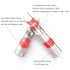 160pcs Solder Seal Wire Connectors, Waterproof Heat Shrink Butt Connectors for Automotive Marine Electrical
