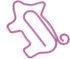 EORTA 50 Pieces Paperclips, Pink Pigs Shaped Metal Clips, Cute Cartoon Animals for Bookmarking, Scrapbooking