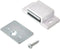 MPJ Shutter Hardware 50631-R 15lb Single Magnetic Catch White/zinc Retail Pack (2)