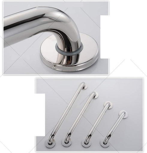 GANFANREN 27 Inch, Shower Handle,Shower Grab Bar,Grab Bars Handle Safety Support Hand Rails, Bathroom Grab Bar, Silver
