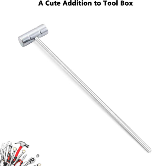 Small Lightweight Crafting Hammer Tool, 6.57" Mallet for Toy Building Projects, Jewelry, Watch Band, Leather