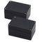 Zulkit Junction Box, IP65 Waterproof Outdoor Project Box, Black ABS Plastic Electrical Enclosure 3.94 x 2.68 x 1.97