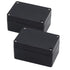 Zulkit Junction Box, IP65 Waterproof Outdoor Project Box, Black ABS Plastic Electrical Enclosure 3.94 x 2.68 x 1.97