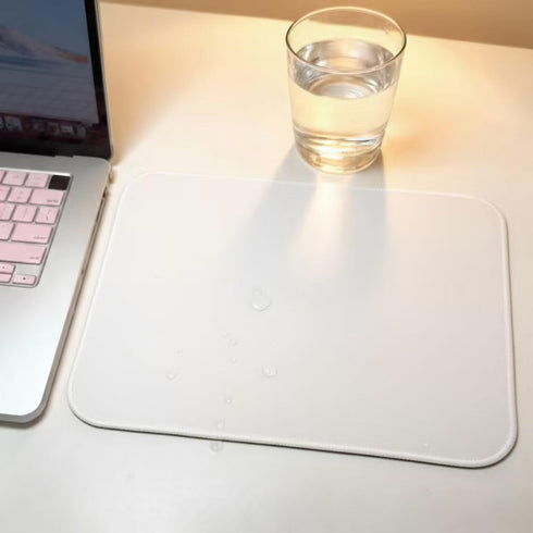 Kriture 10.2x8.3inches, 3mm, Mouse Pad with Stitched Edge, Non-Slip Rubber Base, Premium-Textured and Waterproof