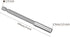 Magnetic Extension Bit Holder for Screwdriver Drill Bits, 4 Inch Length x 1/4 Inch Hex Shank