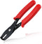 Strain Relief Crimper, Anti-Rust Low Carbon Steel Electrical Pliers for Power Cable Fasten Wire Tool
