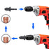 5Pcs Swaging Tool Drill Bit Set, 1/4'' to 3/4'' Multifunction Hex Shank Copper Tube Expander for Air Conditioner