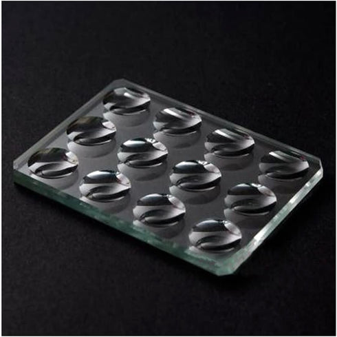 TYLQMY Lab Microscope Replacement Parts Microscope Slides Kit- Biological Circular Concave Cavity Blank Slide Optical