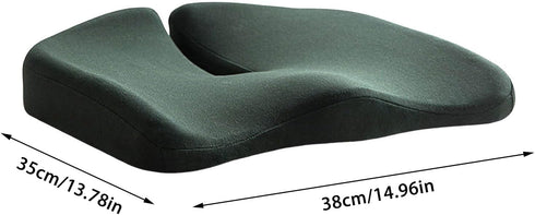 Generic Nordic Comforts Seat Cushion,Nordic Comforts Seat & Lumbar Cushion Ergonomic Memory Foam (Grey)