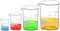 Glass Beakers Set - Borosilicate Graduated Measuring Low Form Glass Beakers in 4 Sizes