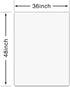Lociciwayo (36"x48" inch) Office Chair Mat for Hardwood Floor, Plastic Floor Mat with Non-Slip Texture, Rectangle Hard
