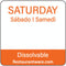 Restaurantware RW Smart 1 Inch x 1 Inch Food Rotation Labels, 500 Dissolvable Premium Trilingual Orange Paper Labels
