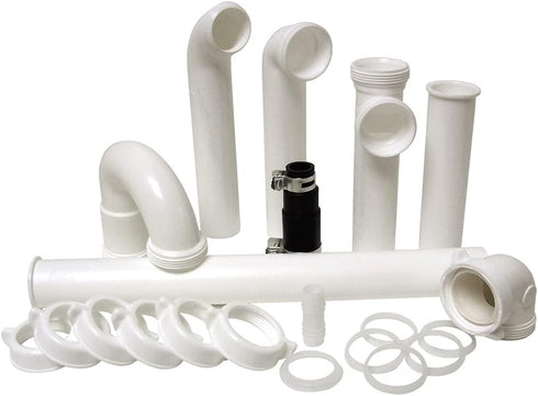 Plumb Craft Garbage Disposal Installation Kit, Complete 1 1/2" O.D., White (12 Pack)