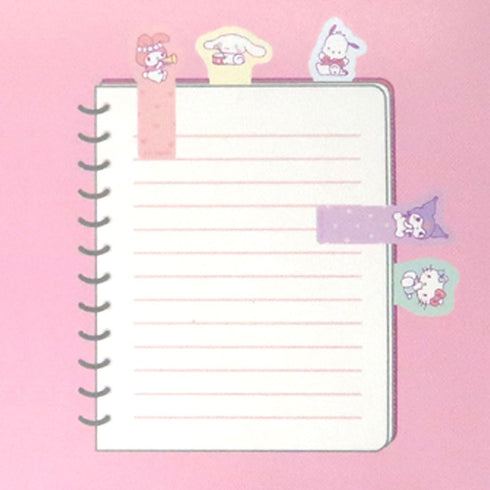 Sticky Index Memo Set Note Pad, Kawaii Kuromi, Kitty, My Melody, Cute Stationary Note School Supplies